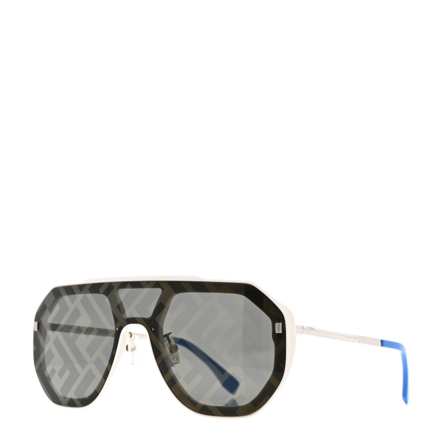 Acetate FF Aviator Sunglasses FE40006U Black Blue