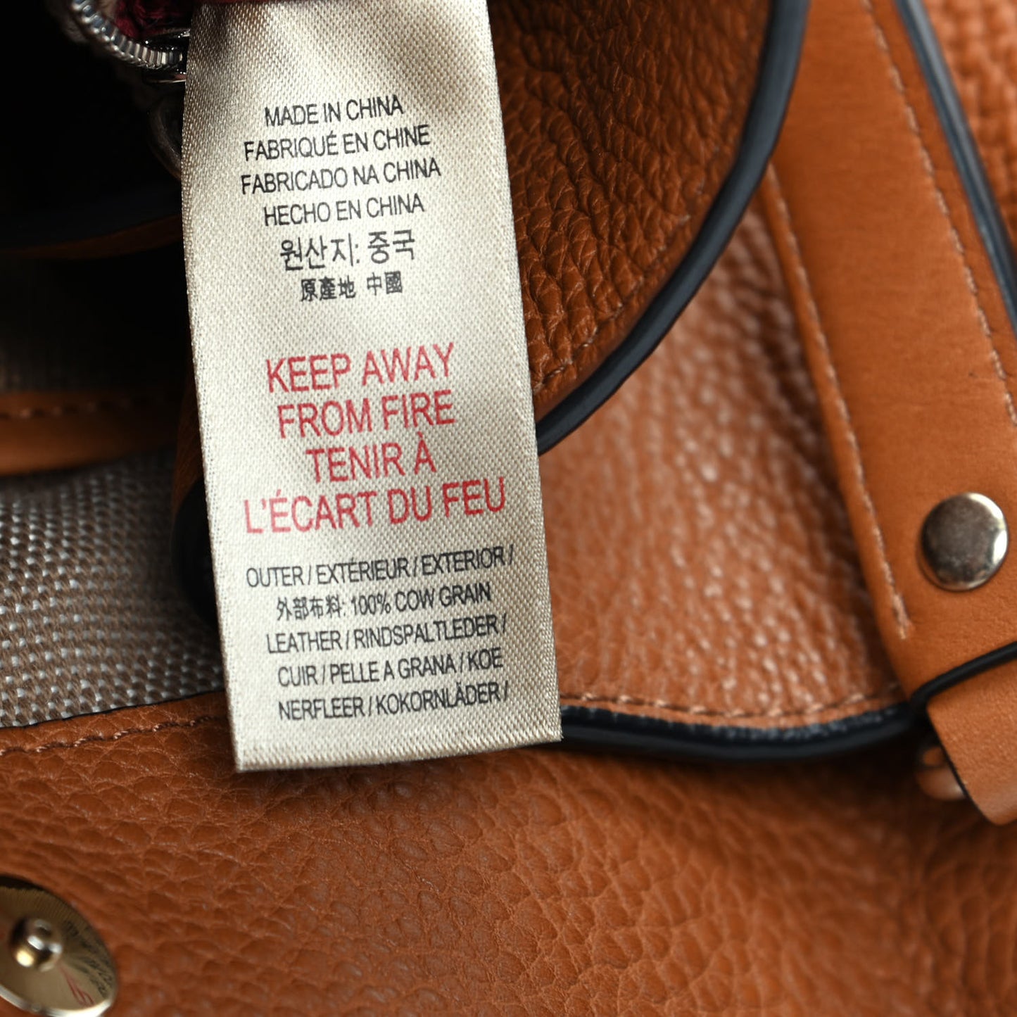 Brit Calfskin House Check Medium Maidstone Saddle Brown