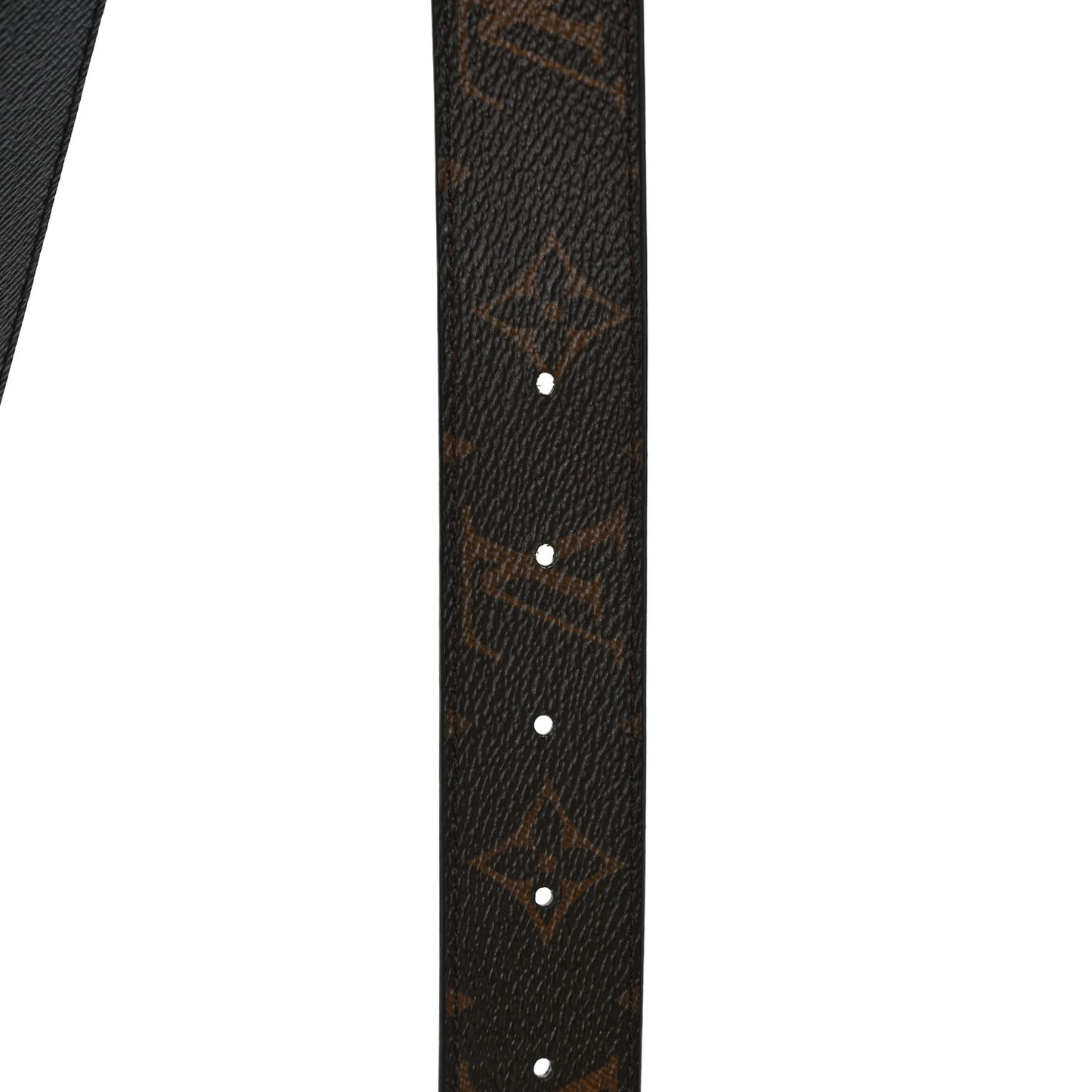 Calfskin Monogram 30mm LV Initiales Reversible Belt 95 38 Black
