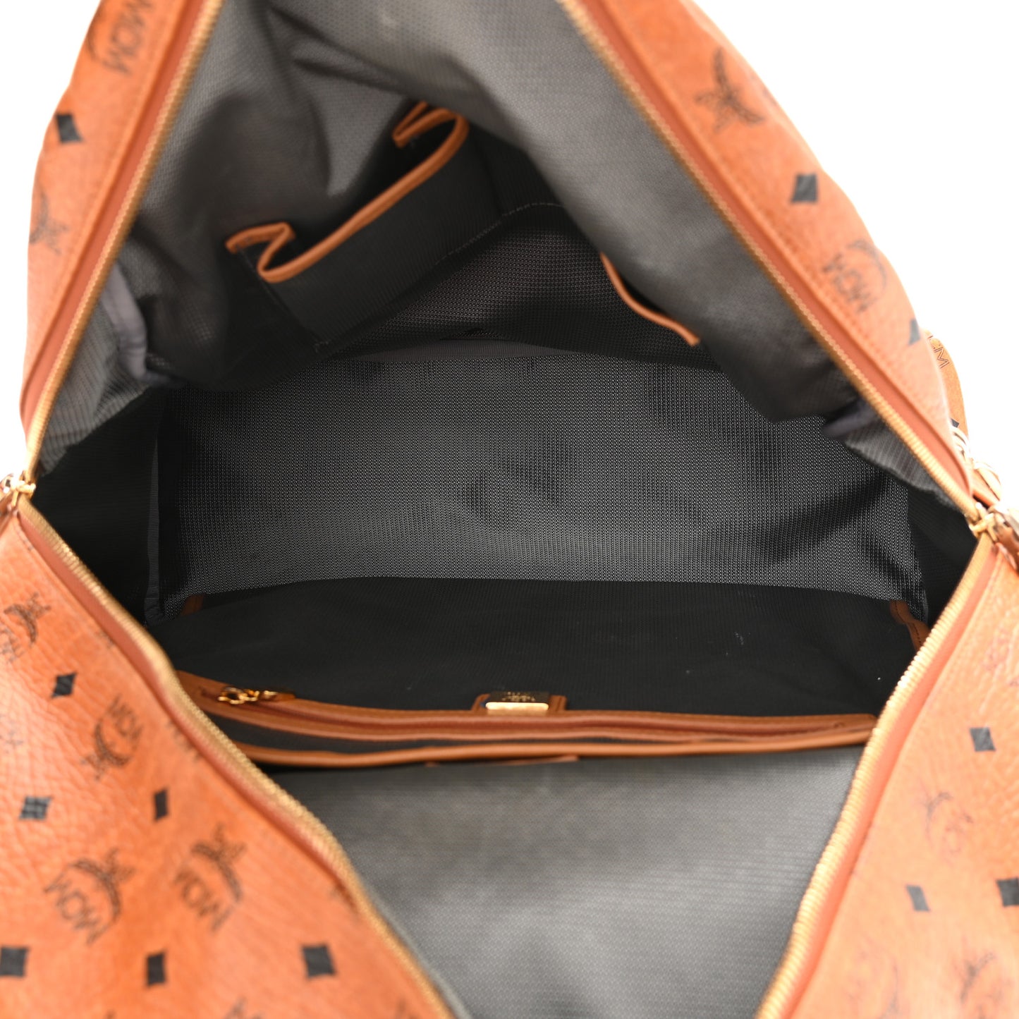 Visetos Large Side Studs Stark Backpack Cognac
