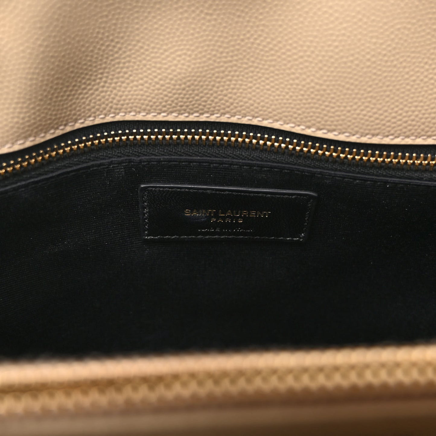 Grain De Poudre Matelasse Chevron Monogram Shopping Bag Nude Powder
