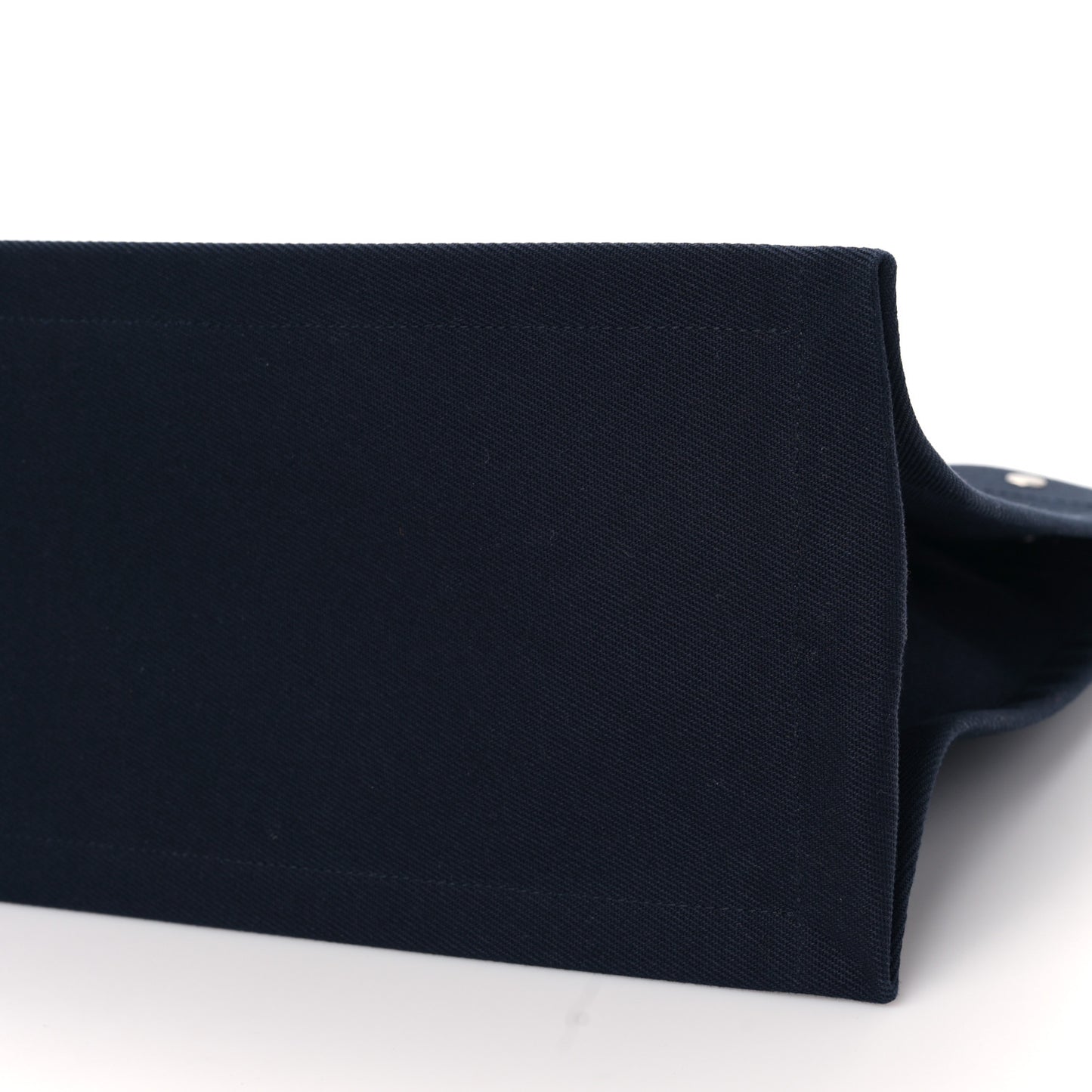 Linen Calfskin Rive Gauche Tote Navy