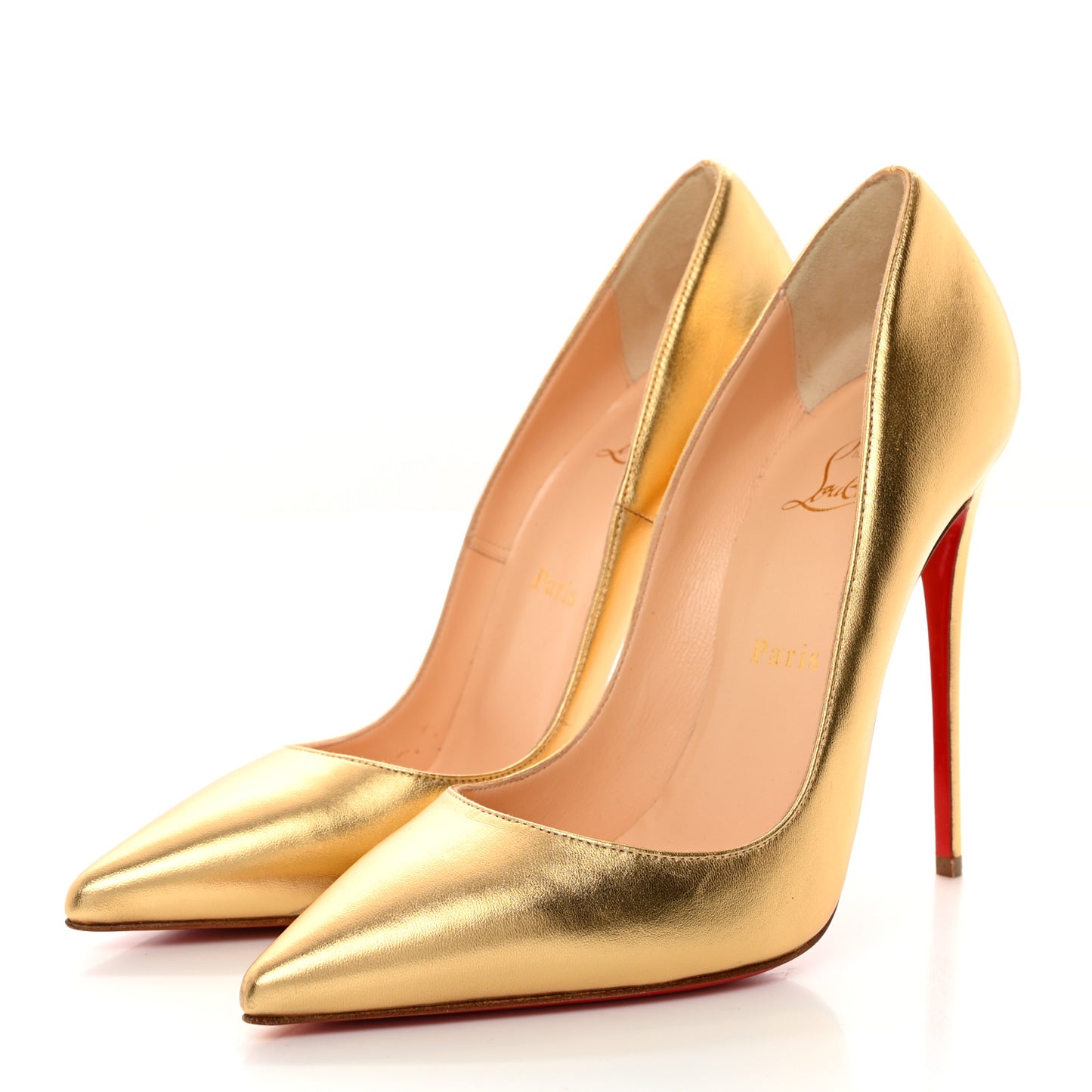 Metallic Calfskin So Kate 120 Pumps 39.5 Gold