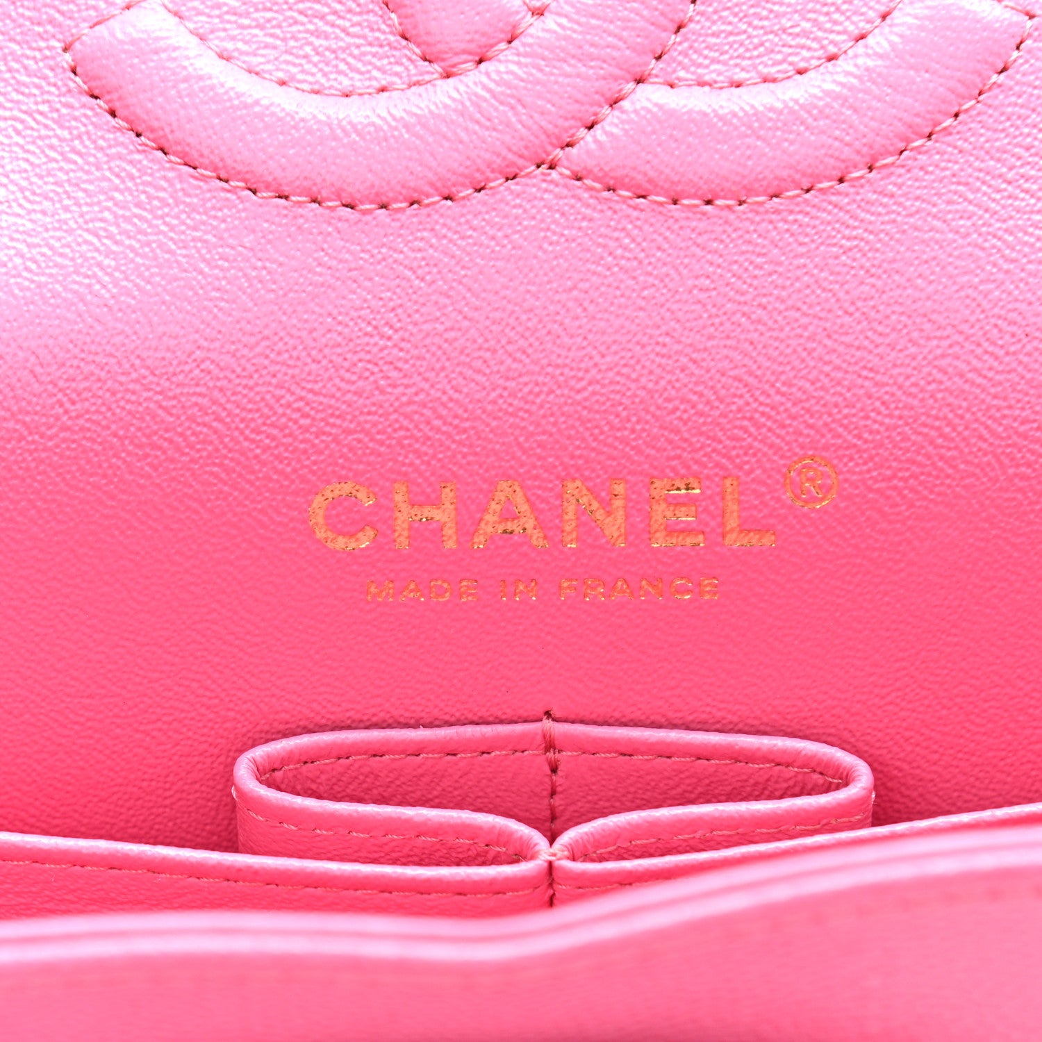 Chanel Caviar Quilted Medium Double Flap Pink 6 of 12