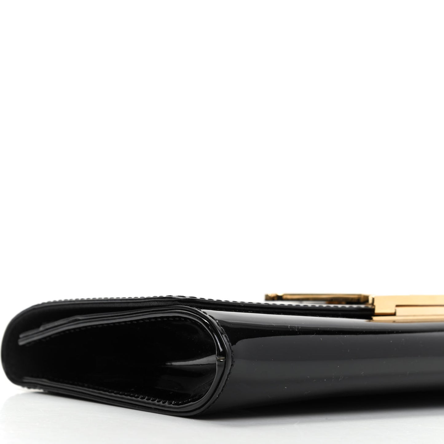 Patent Louise EW Clutch Black