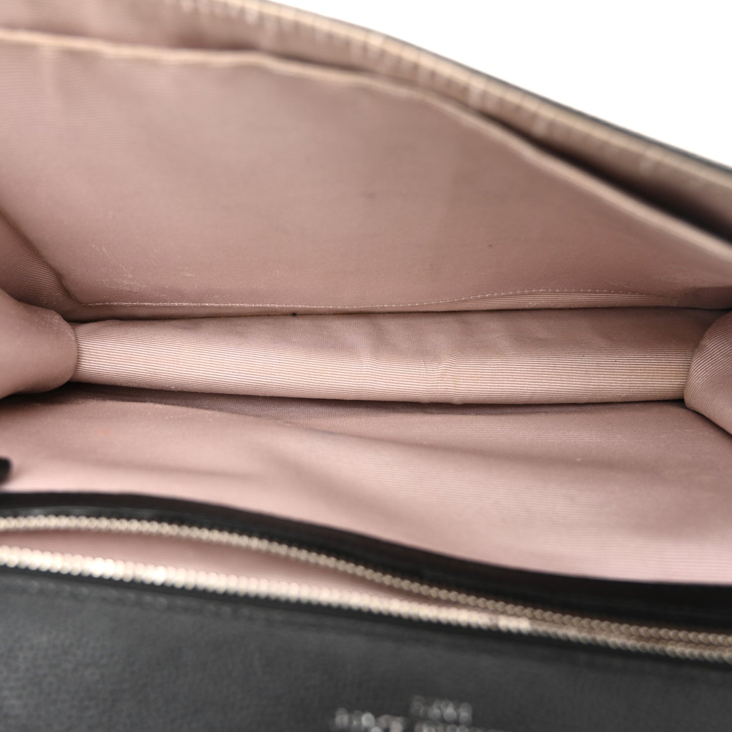 Grained Calfskin Large Diorama Flap Bag Black