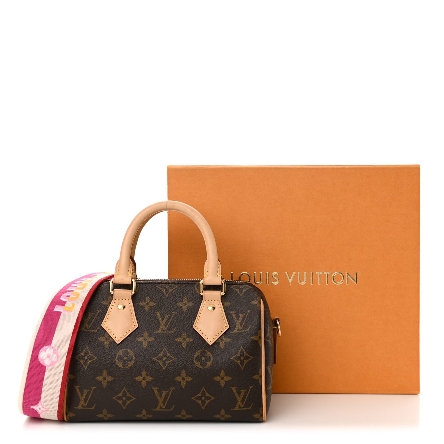 Monogram Speedy Bandouliere 20 Fuchsia