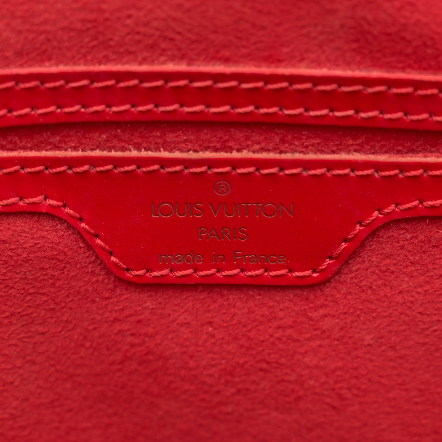 Epi Saint Jacques PM Long Straps Red