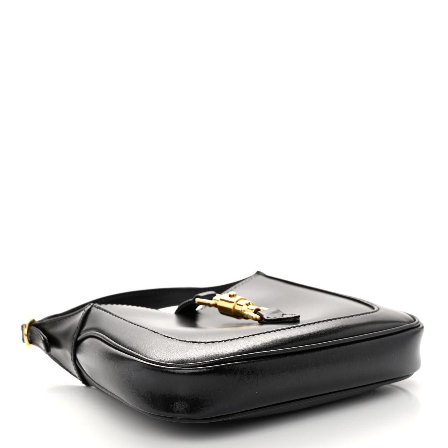 Boarded Dyana Lux Calfskin Mini Jackie 1961 Hobo Black