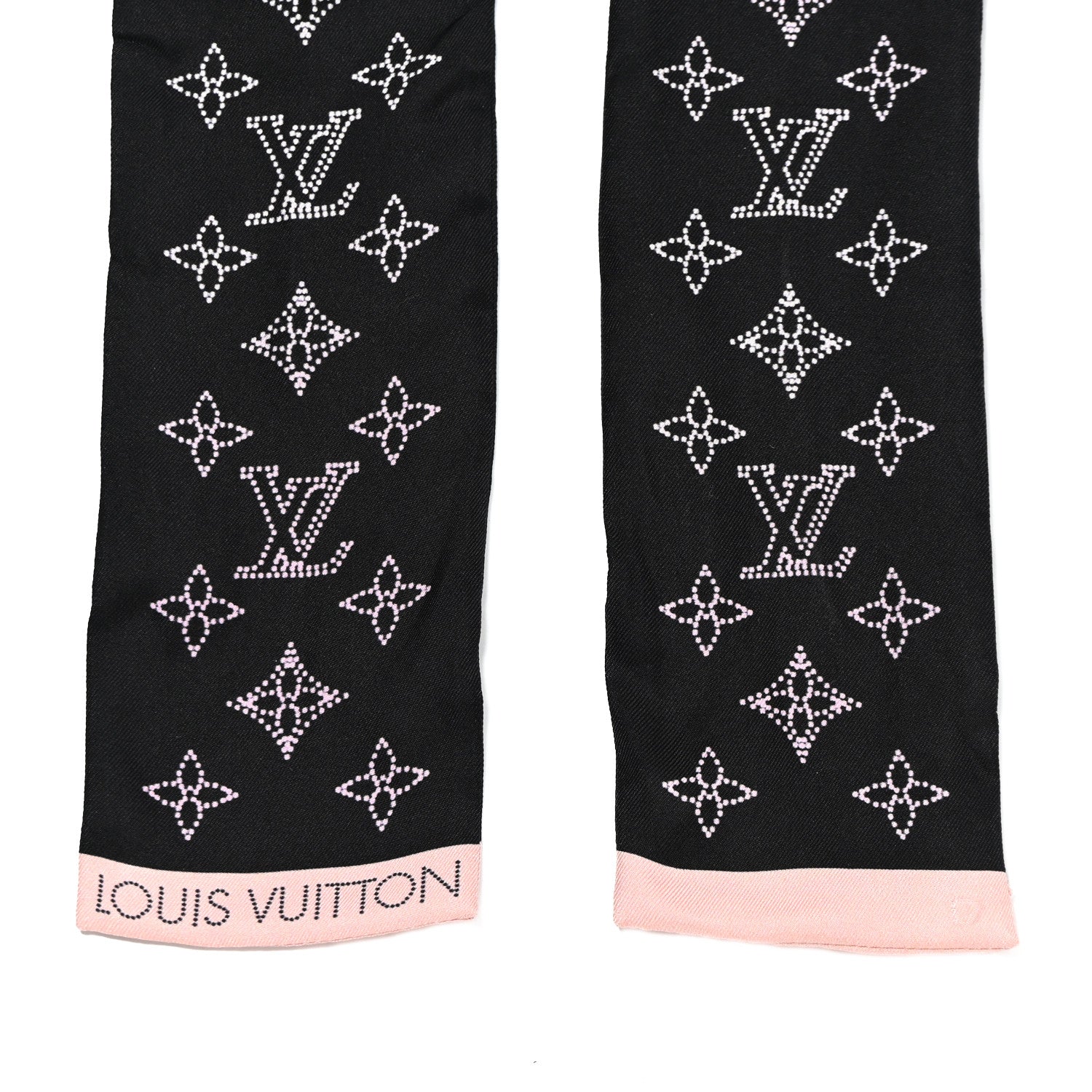 Louis Vuitton Silk Monogram LV Mahina Flight Mode Bandeau Blue Pink 3 of 6