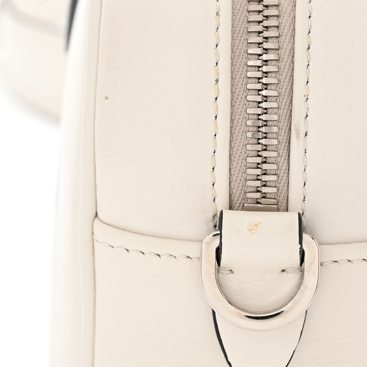 City Calf Monkey Print Camera Bag White Papaya