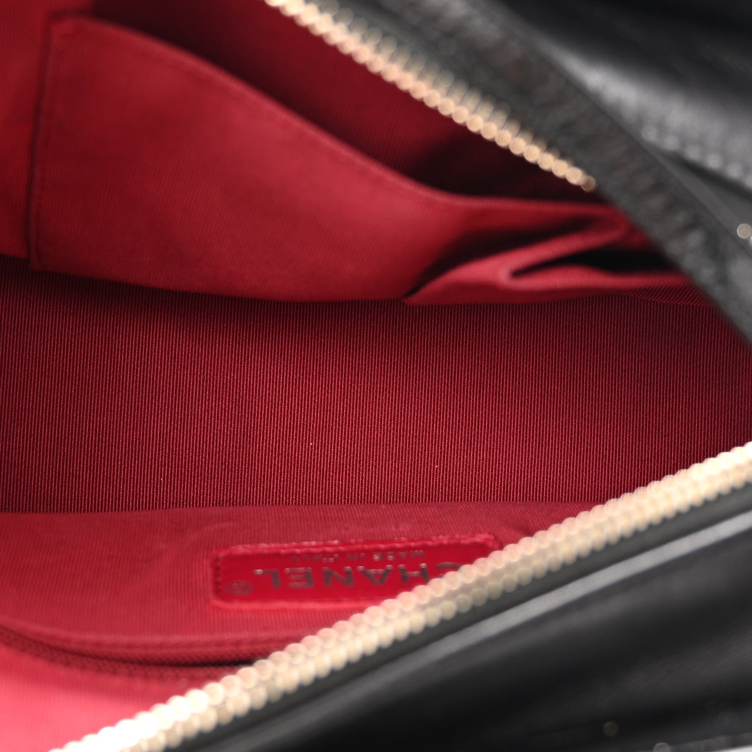 Chanel Aged Calfskin Chevron Quilted Small Gabrielle Hobo Black 5 of 11