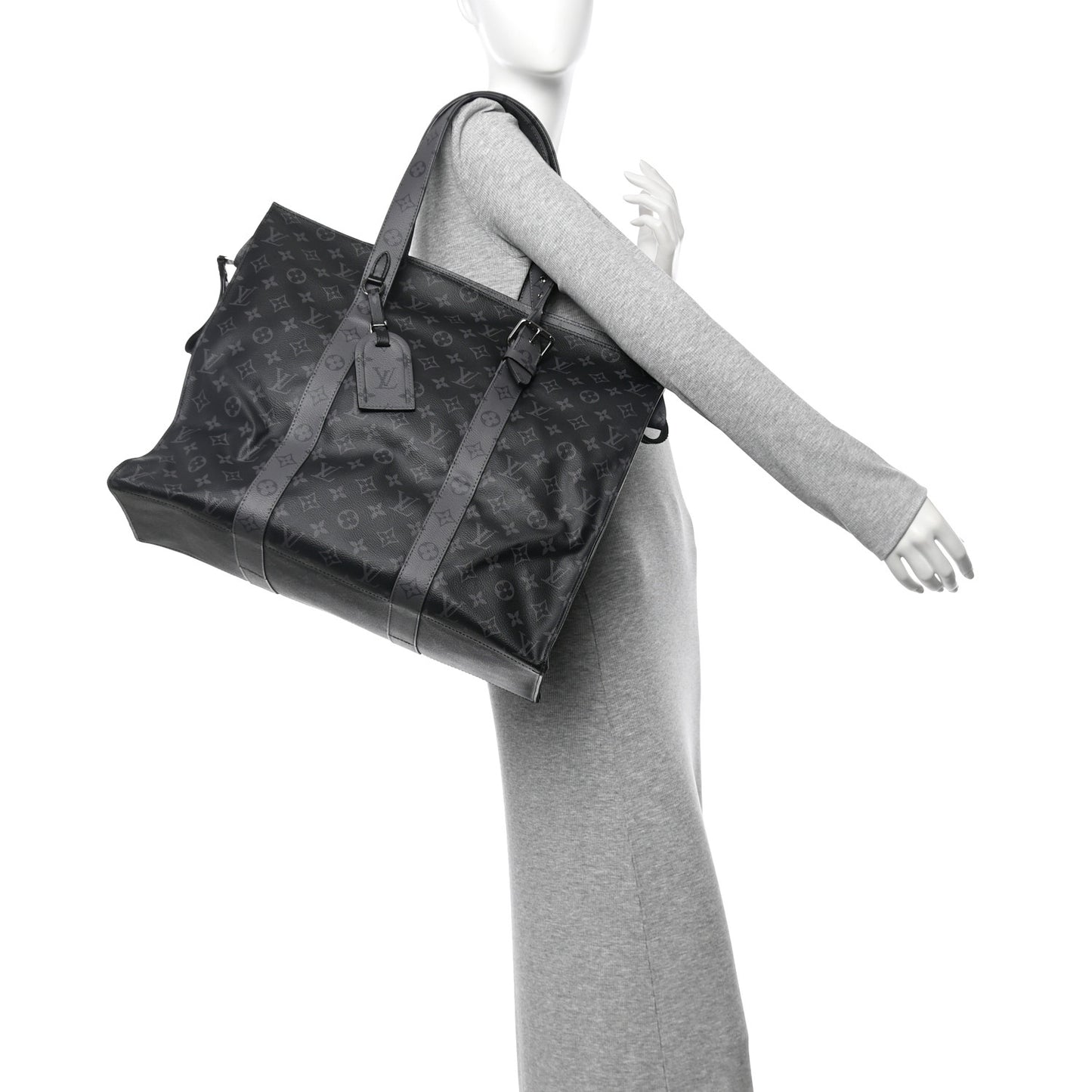 Monogram Eclipse Cabas Zippe GM Black