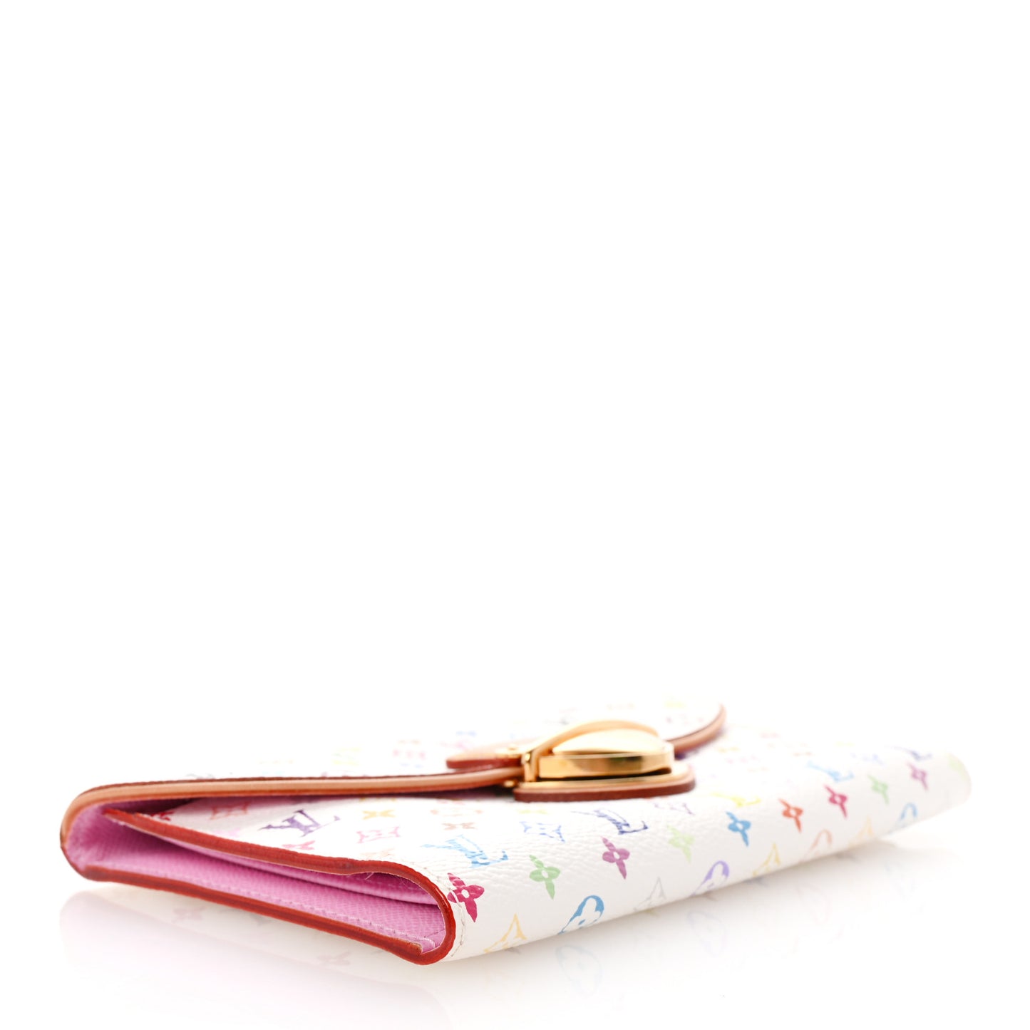 Monogram Multicolor Eugenie Wallet White Litchi