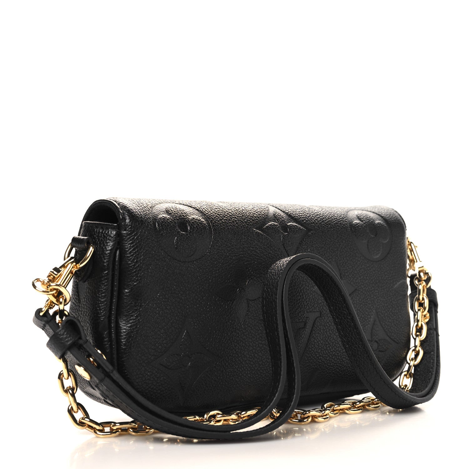 Louis Vuitton Empreinte Monogram Giant Ivy Wallet On Chain Black 3 of 10