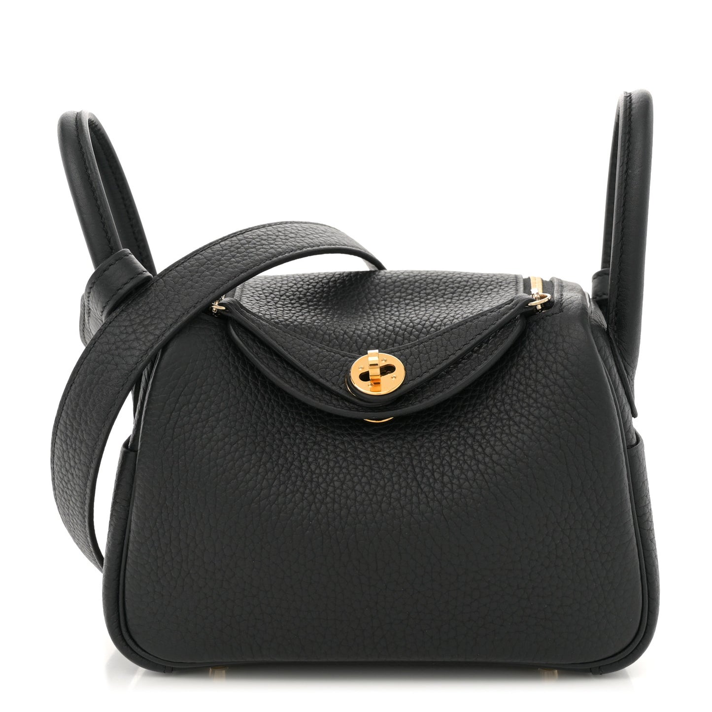 Taurillon Clemence Mini Lindy 20 Black