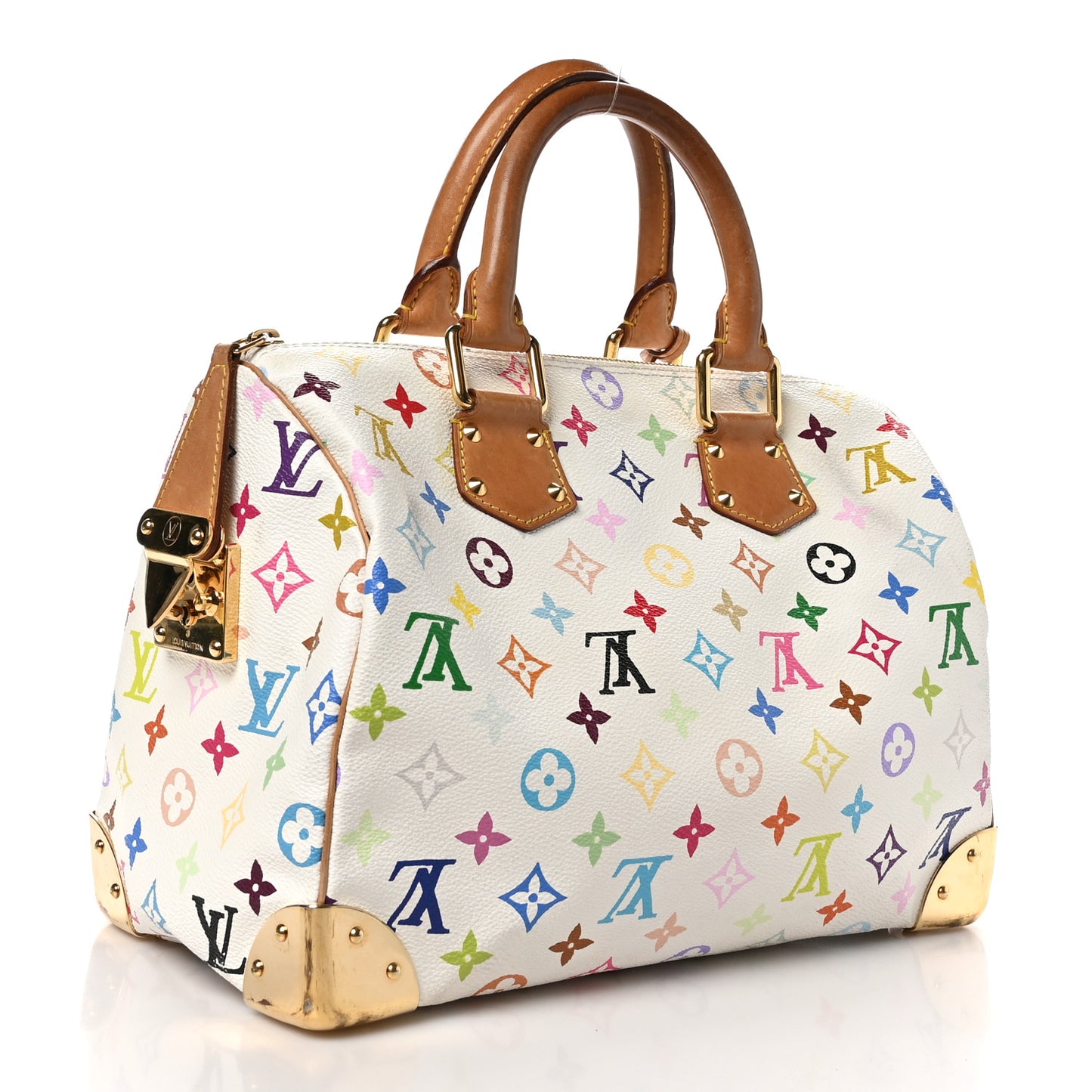 Monogram Multicolor Speedy 30 White