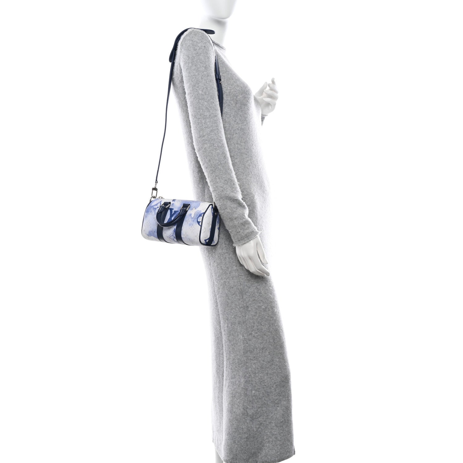 Louis Vuitton Monogram Watercolor Keepall XS Blue 2 of 10