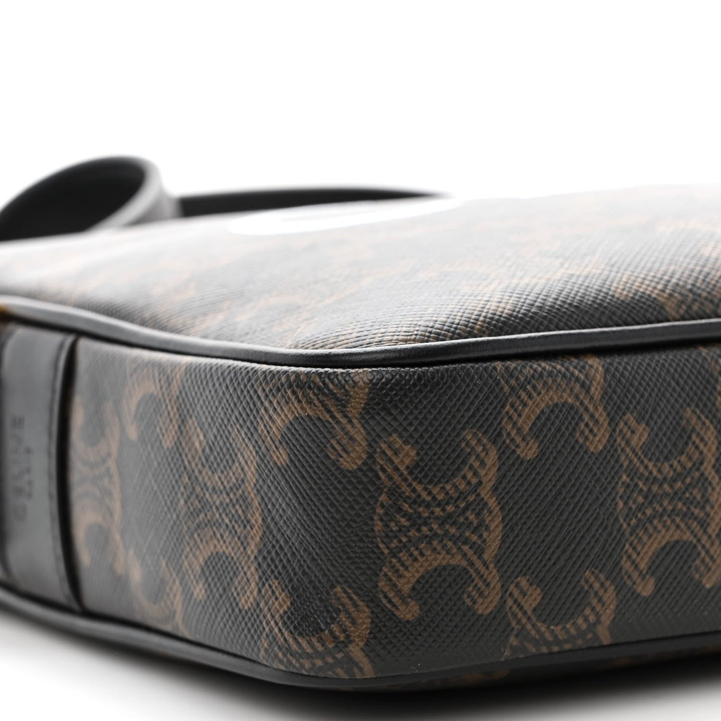 Triomphe Canvas Medium Messenger Bag Black