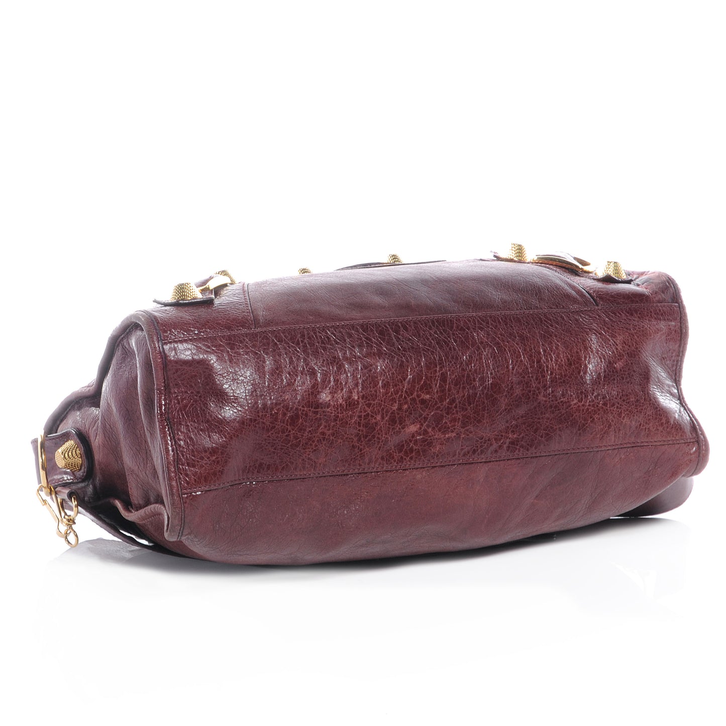 Agneau Giant 21 Gold Hardware City Black Cherry