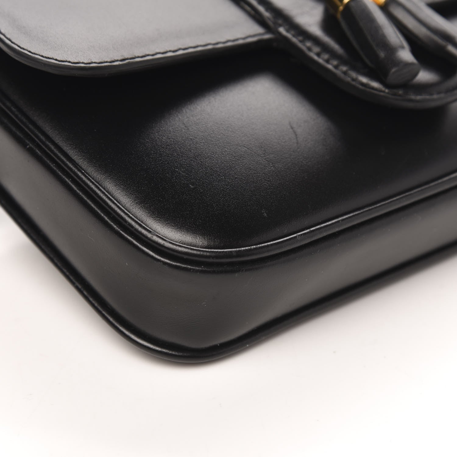 Celine Smooth Calfskin Tassel Belt Bag Black 8 of 11