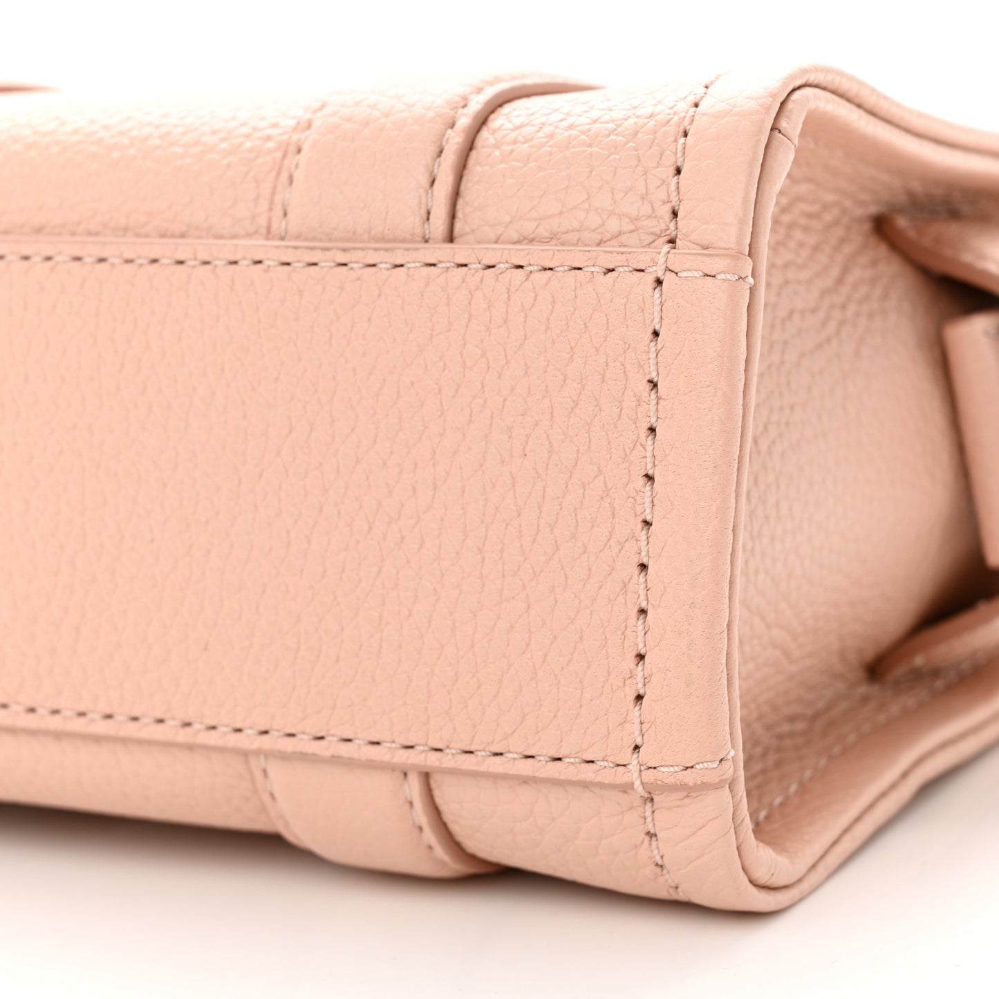 Grained Calfskin Mini The Tote Bag Rose