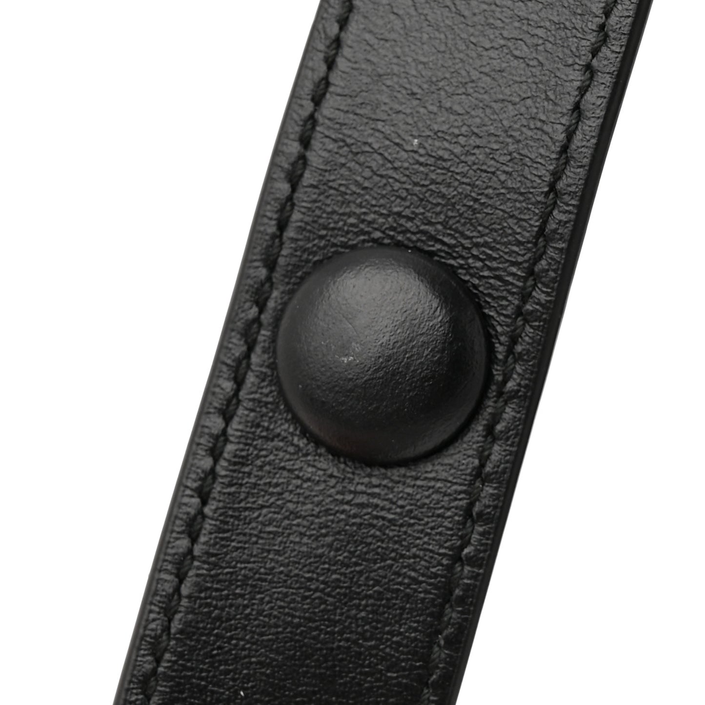 Re-Nylon Vitello Padded Large Flap Shoulder Bag Black