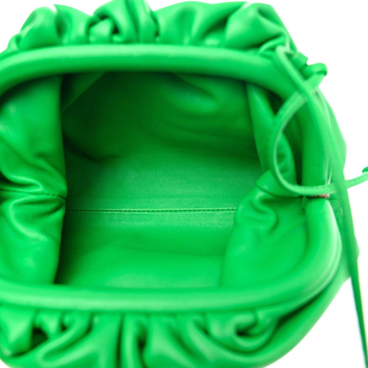 Butter Calfskin The Mini Pouch Parakeet