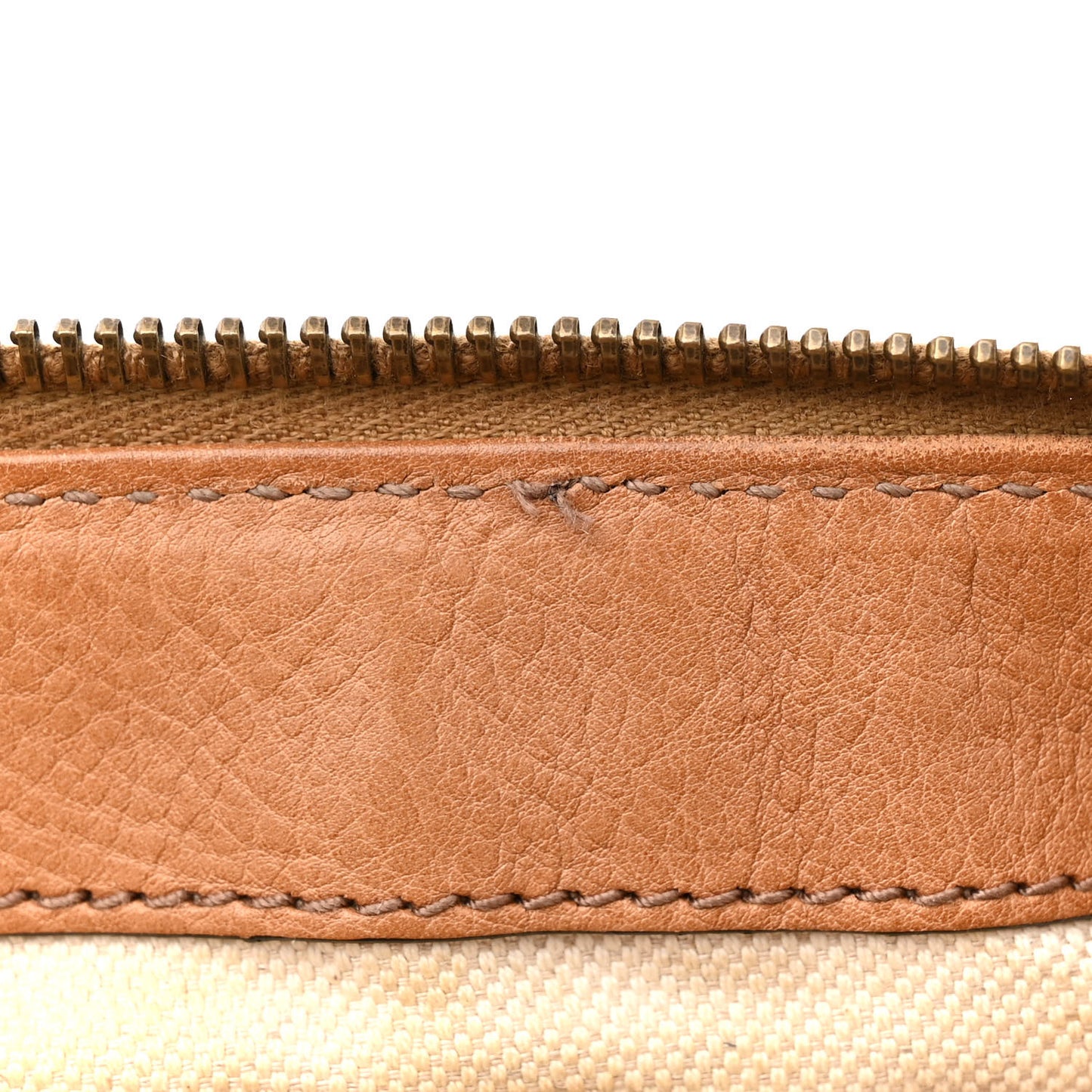 Monogram Web Rania Top Handle Bag Natural