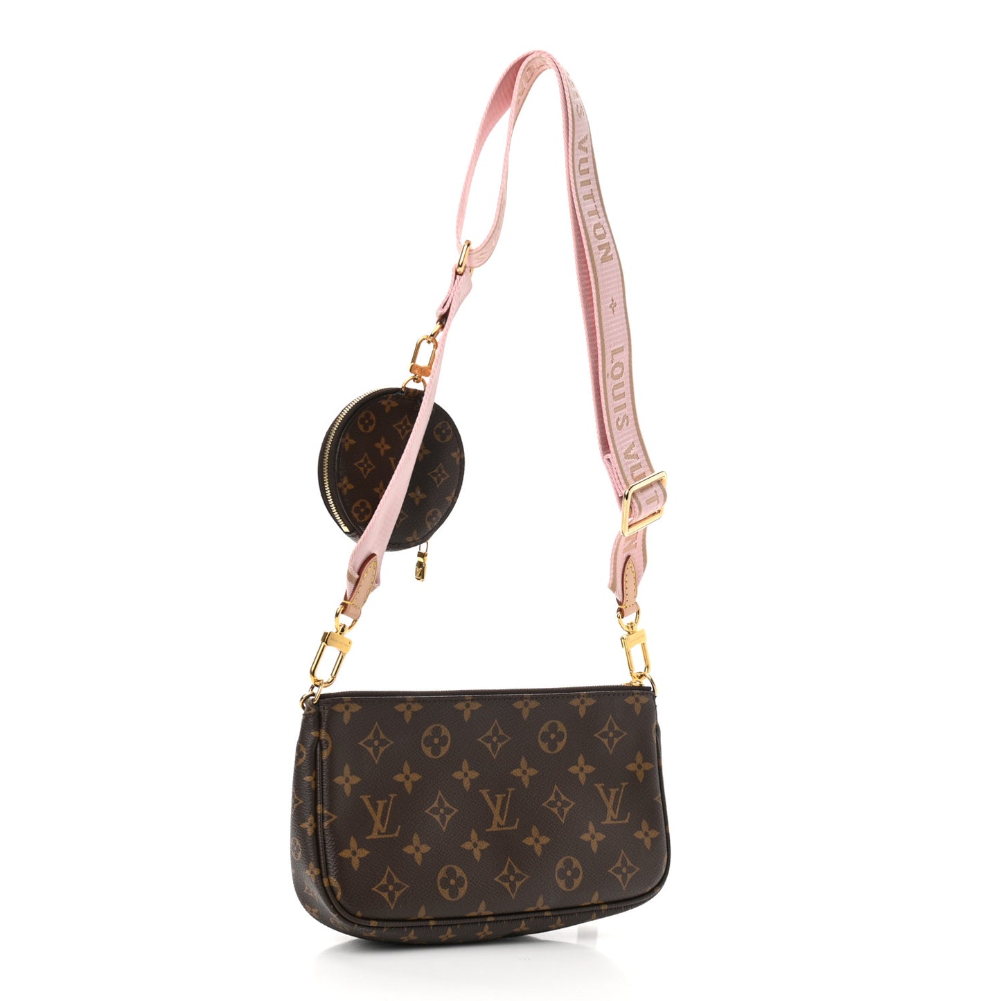 Monogram Multi Pochette Accessories Rose Clair