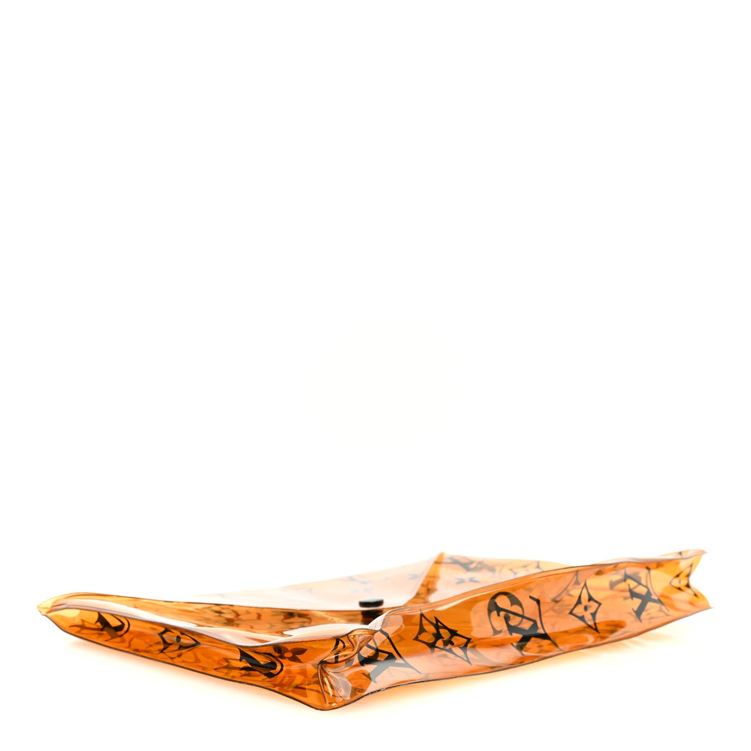 Louis Vuitton PVC Monogram Printed Envelope Pouch Orange 4 of 5