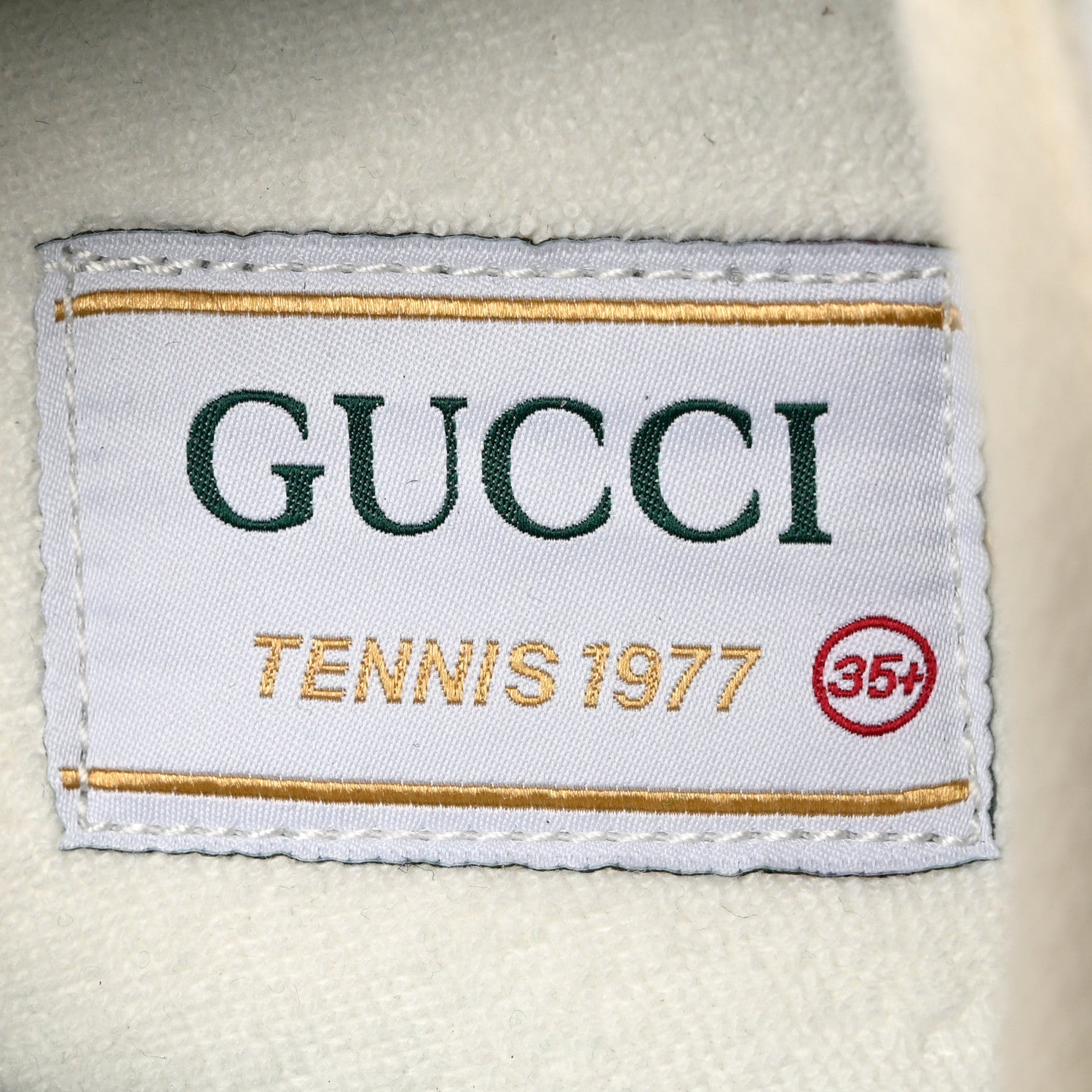 Gucci Mesh Web Womens 1977 Tennis Sneakers 35.5 Great White Mystic White 6 of 8