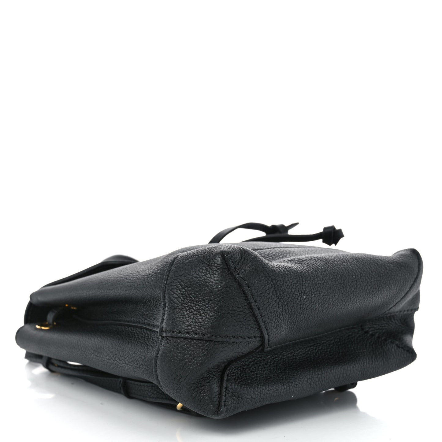 Calfskin Lockme Mini Backpack Black