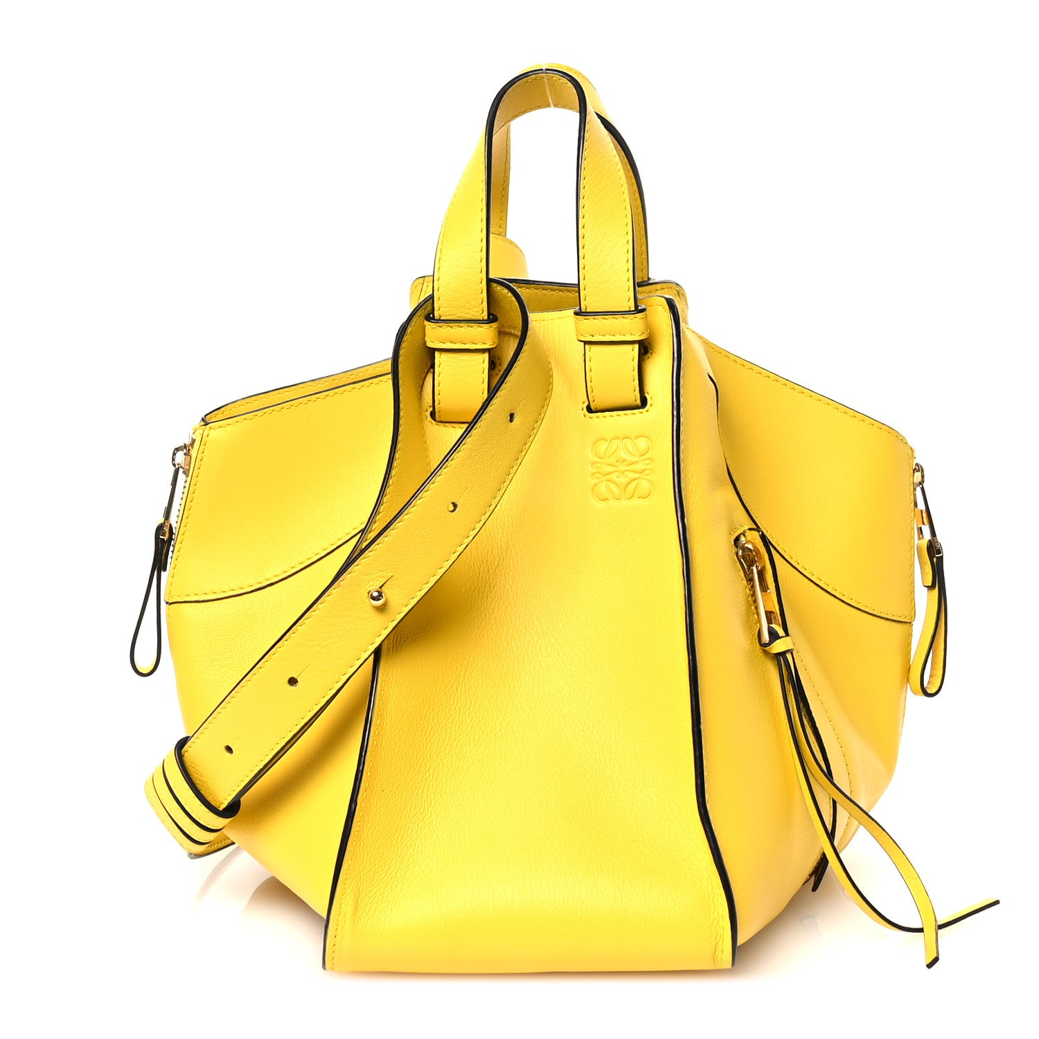 Loewe Calfskin Small Hammock Shoulder Bag Yellow 1625967