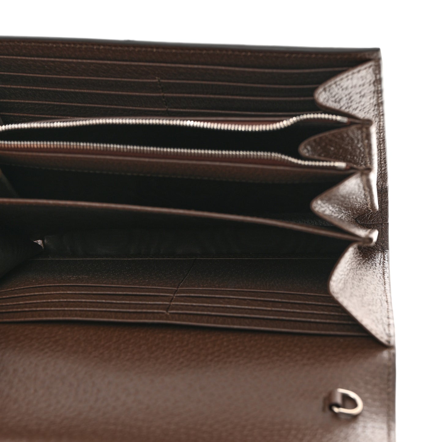 Monogram Jumbo GG Textured Dollar Calfskin Mini Dionysus Chain Wallet Camel Ebony New Acero