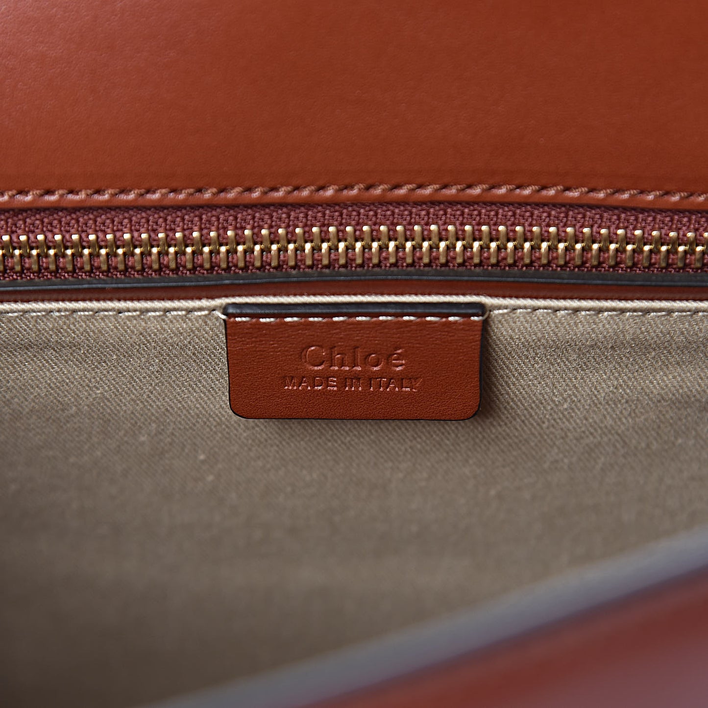 Shiny Calfskin Medium Annie Shoulder Bag Whiskey