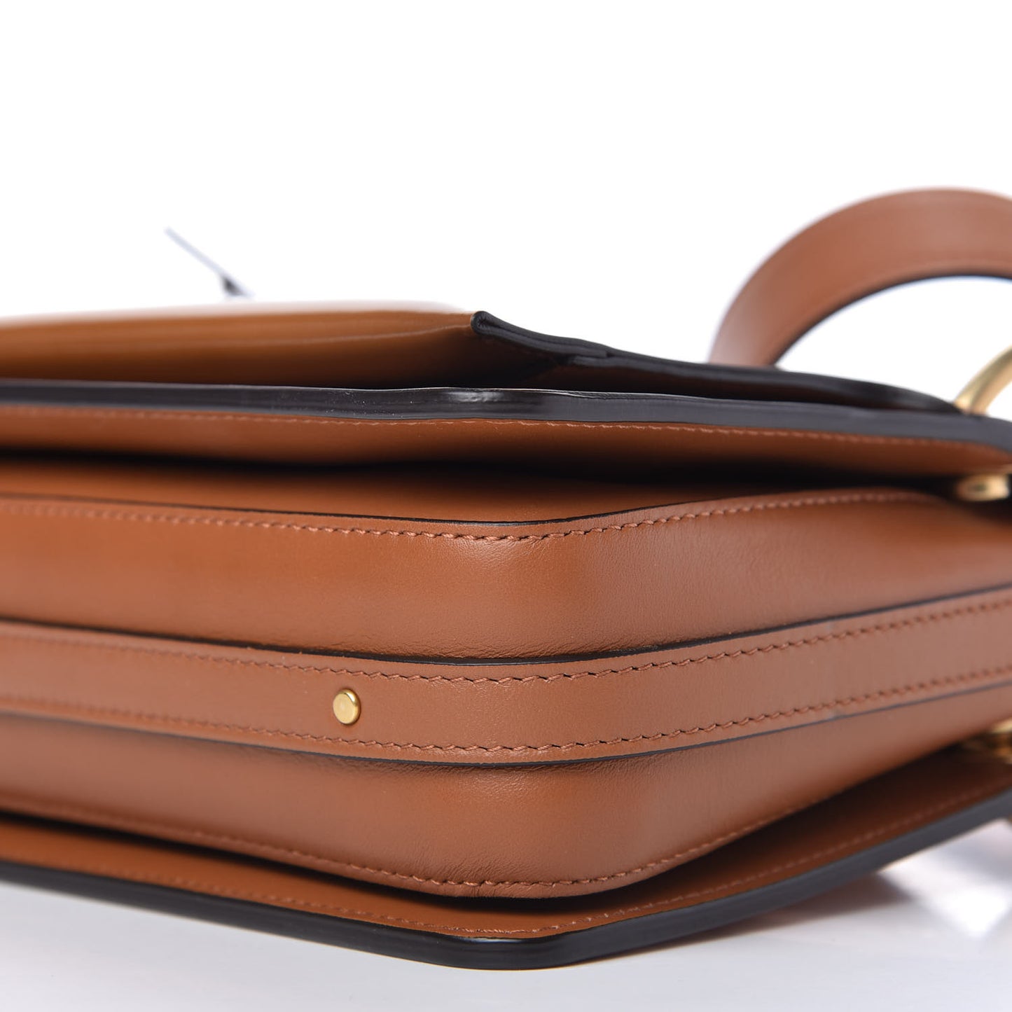 Patent Small Roy Bag Caramel