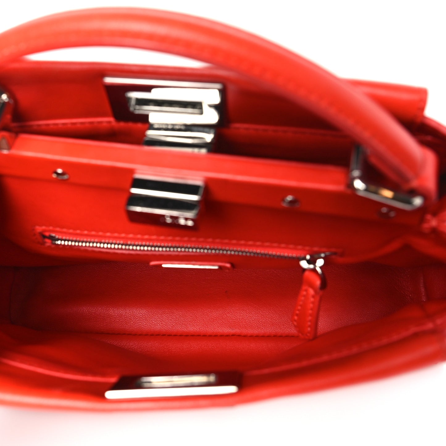 Nappa Mini Peekaboo Iconic Satchel Papavero