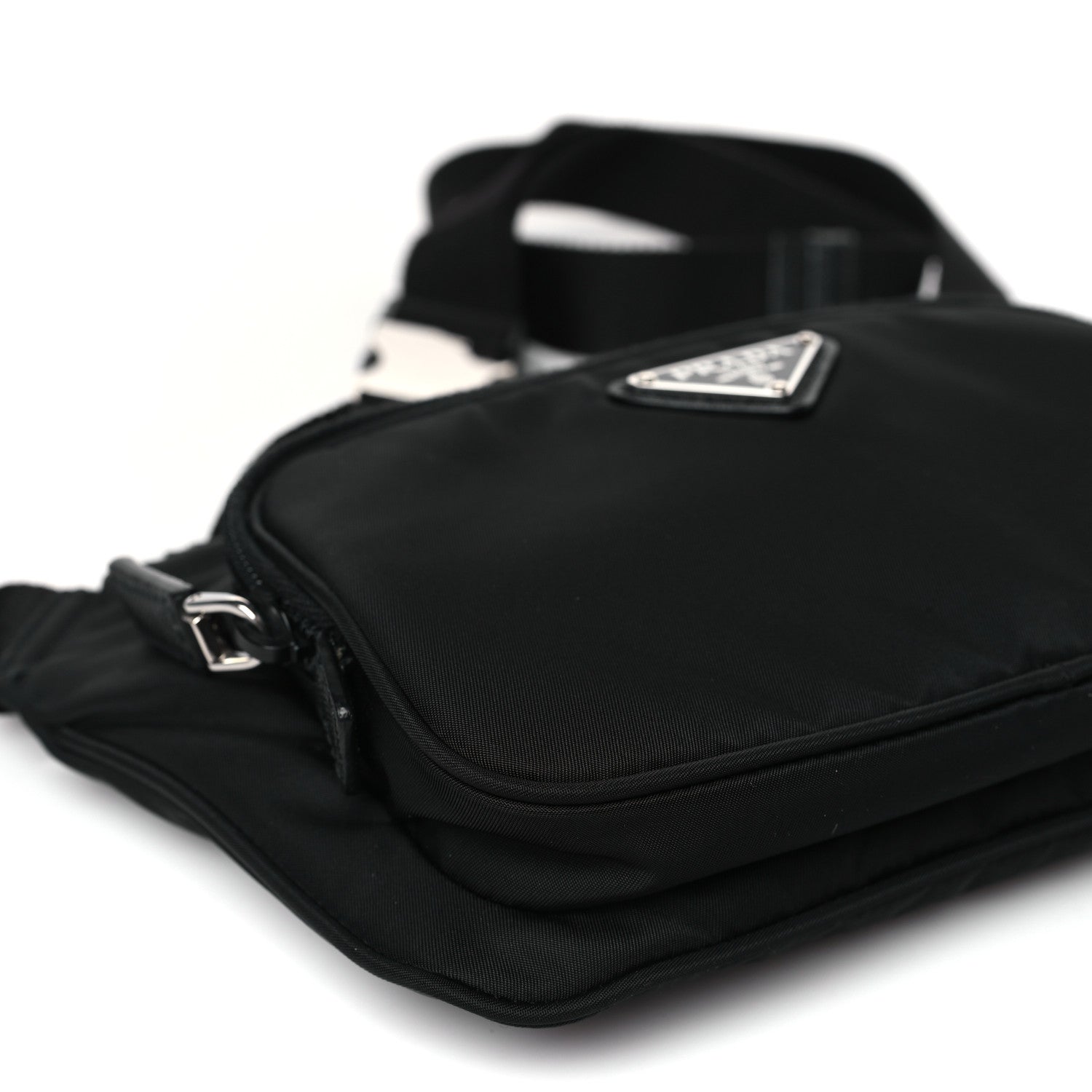 Prada Re-Nylon Saffiano Belt Bag Black 7 of 8