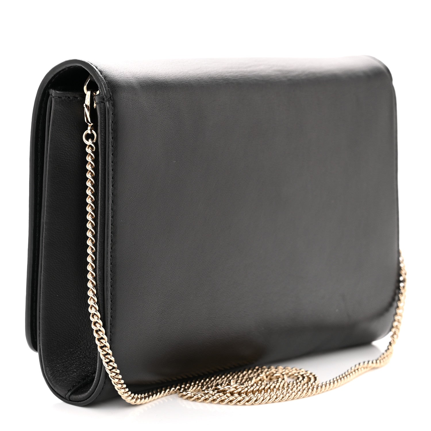 Versace Vitello Palazzo Medusa Evening Clutch Bag Black 3 of 12