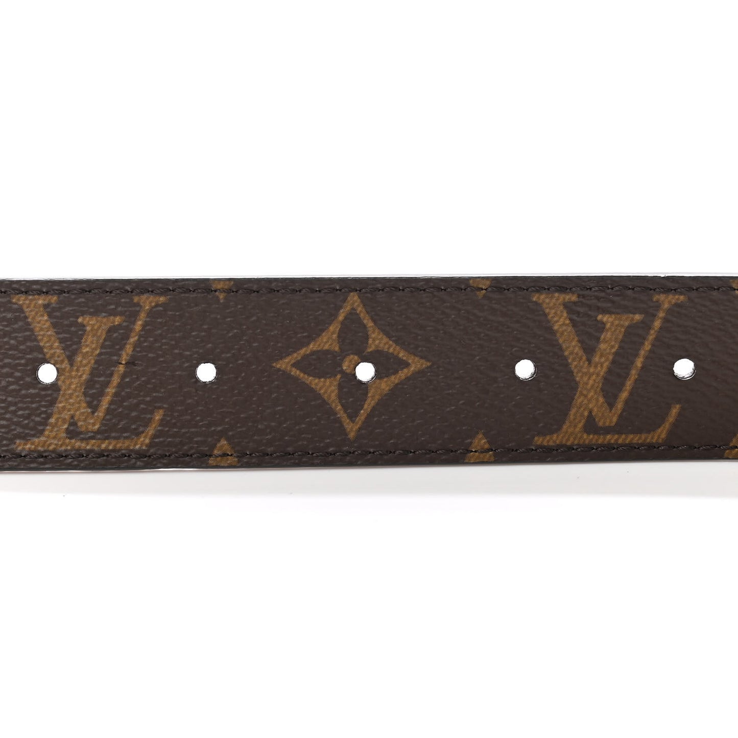 Monogram 30mm LV Initiales Reversible Belt 85 34 Coquelicot