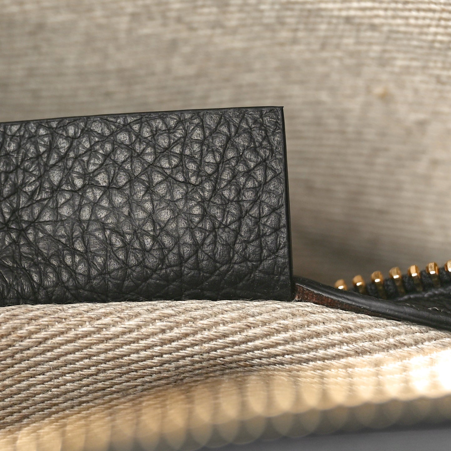 Calfskin Medium Marcie Satchel Black