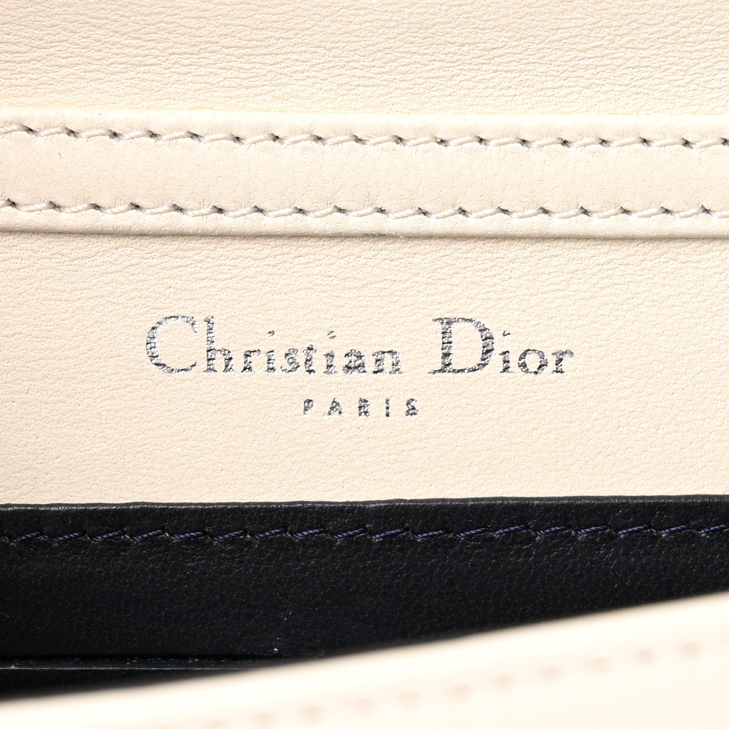 Christian Dior Lambskin Sequin Micro Diorama Flap Bag White 6 of 9