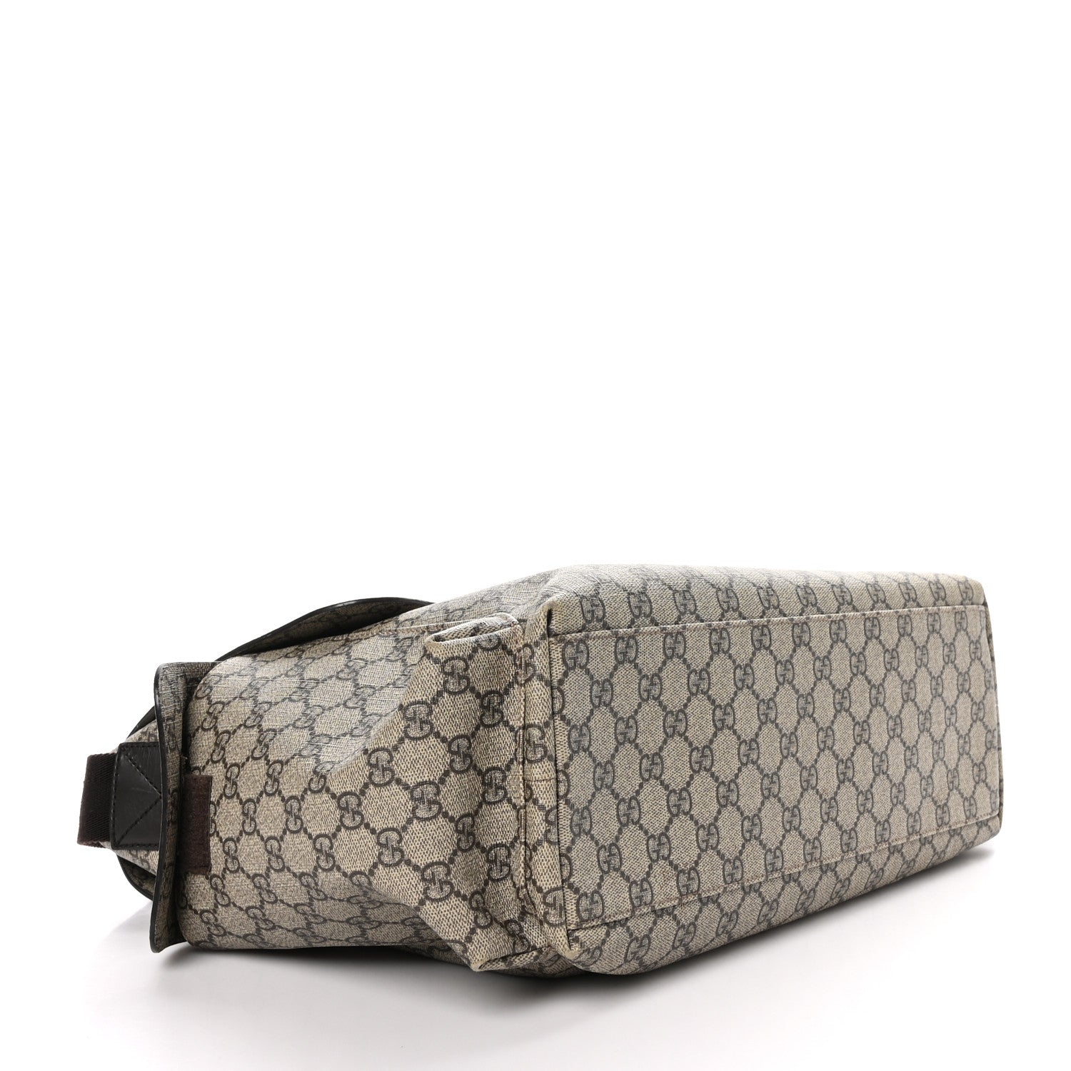 Gucci GG Plus Monogram Messenger Diaper Bag Dark Brown 4 of 10