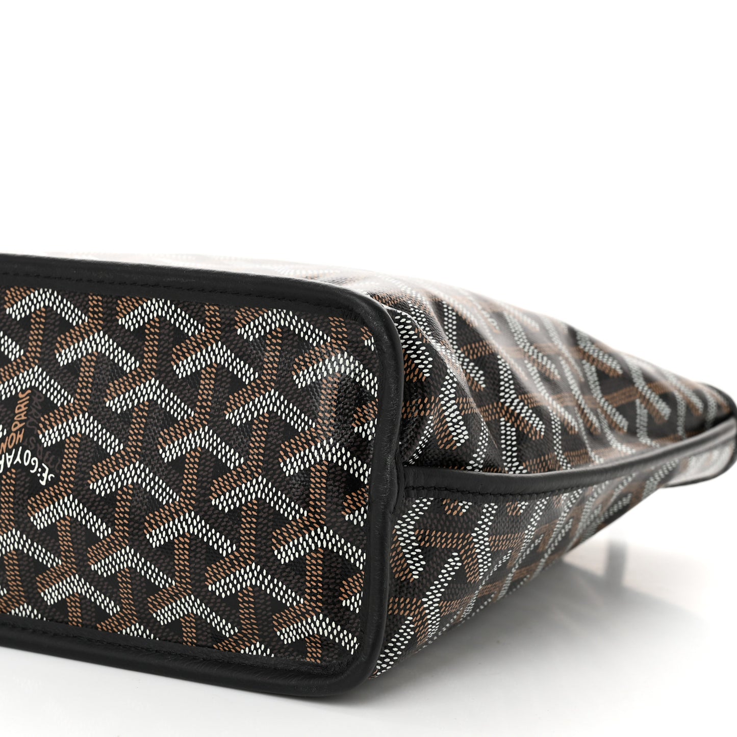 Goyardine Reversible Mini Anjou Black