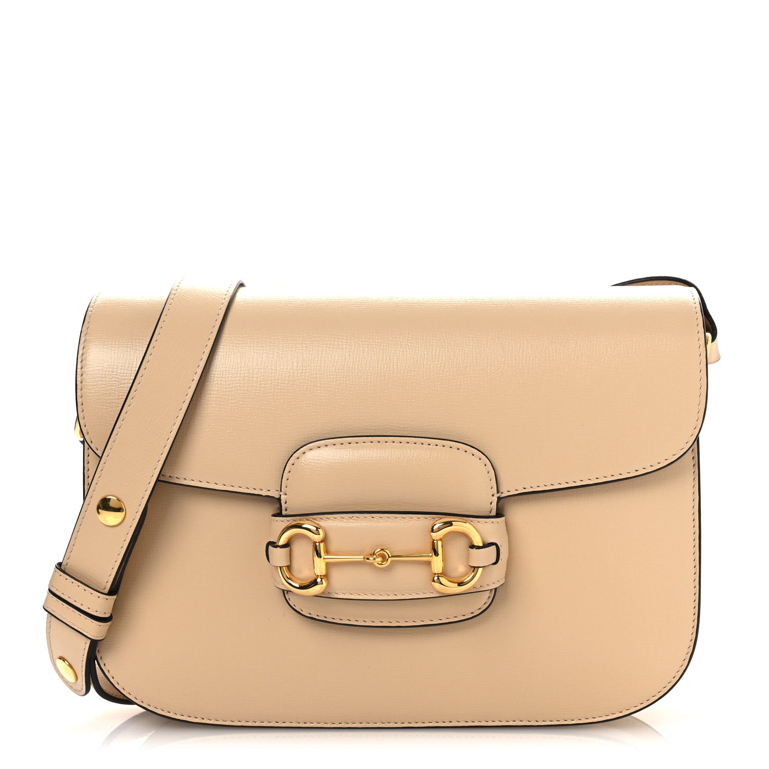 Gucci Azalea Calfskin Horsebit 1955 Shoulder Bag Bubble Tea