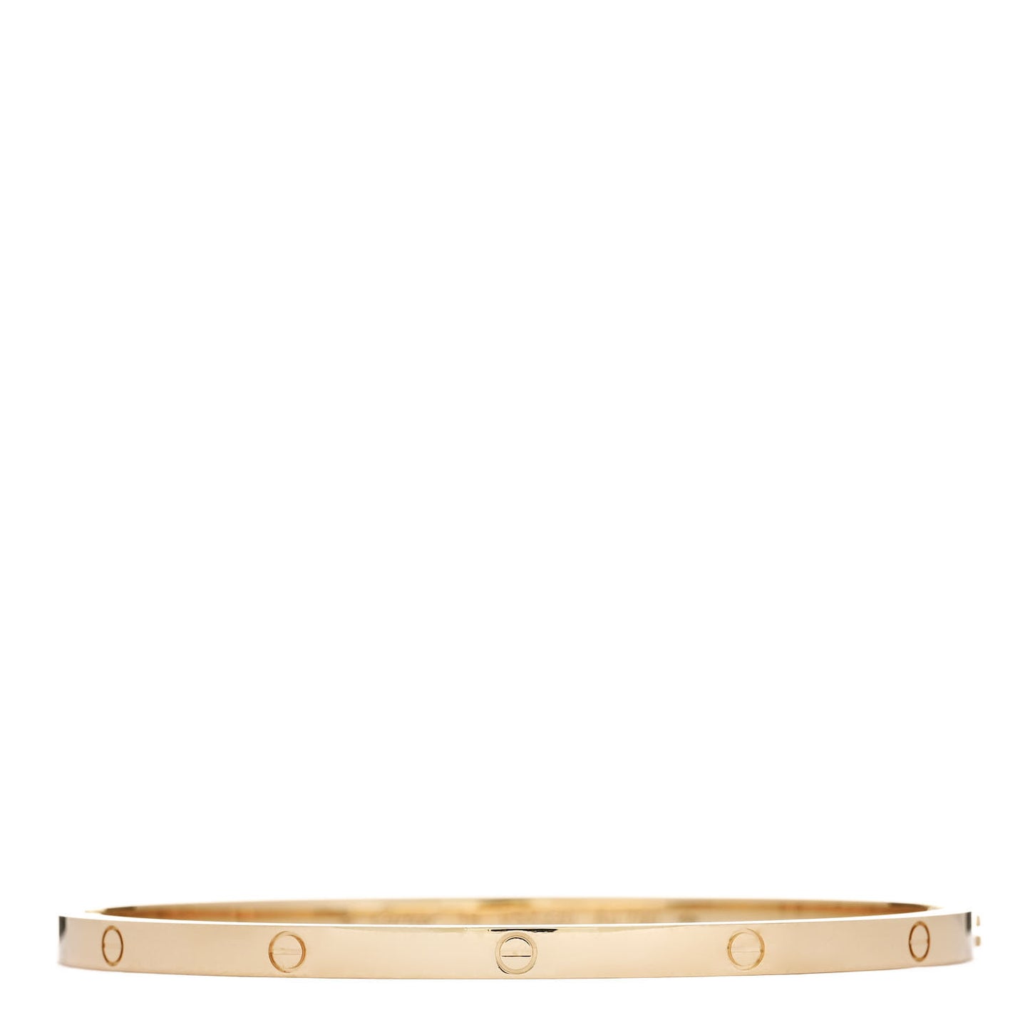 18K Yellow Gold Small LOVE Bracelet 19