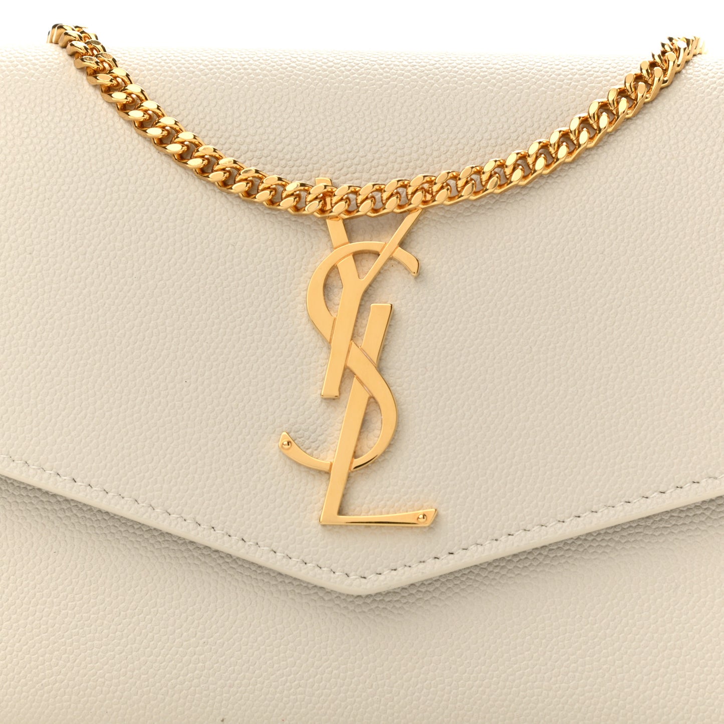 Grain De Poudre Monogram Uptown Chain Wallet Crema Soft