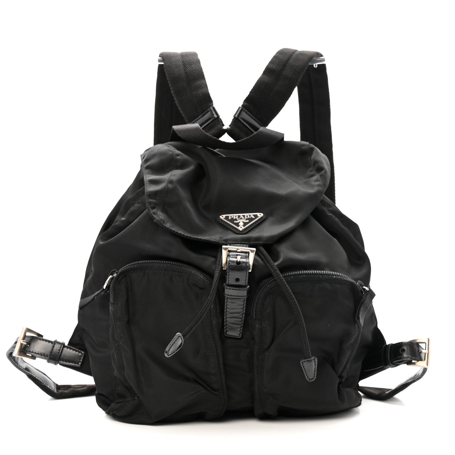 Prada Tessuto Nylon Vela Small Backpack Black 1785248 – FASHIONPHILE