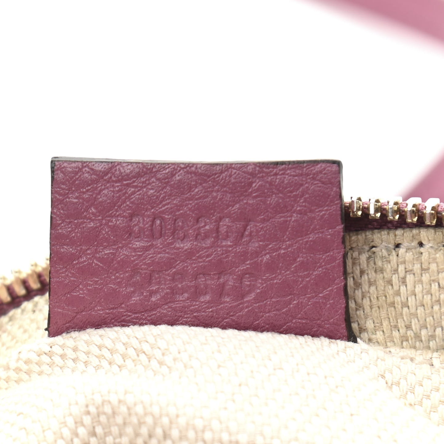 Pebbled Calfskin Small Soho Disco Bag Peonia Flower
